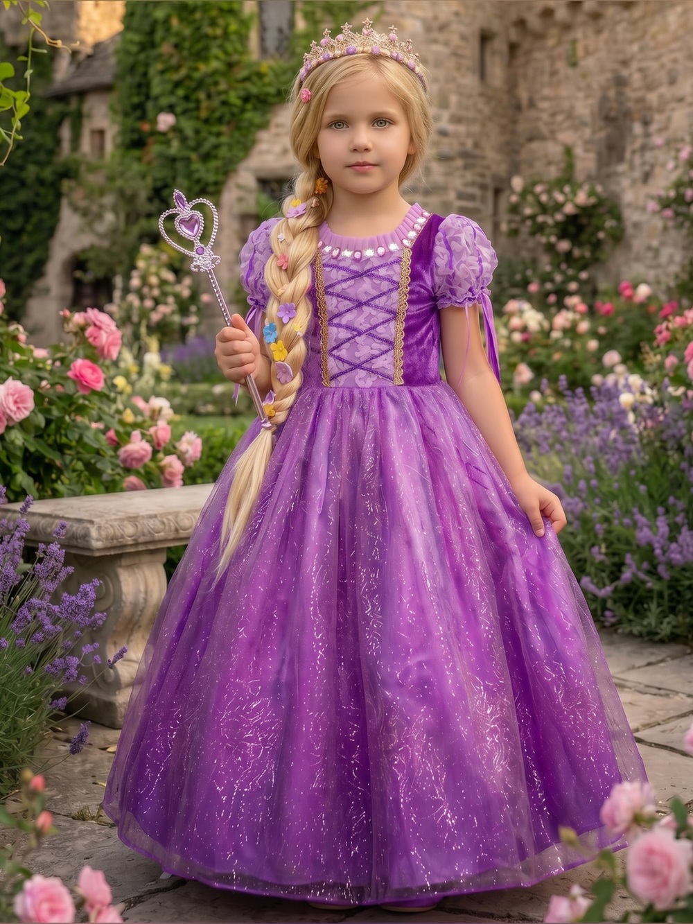 Rapunzel Princess Costume Dress from Trish Scully 3t NWOT